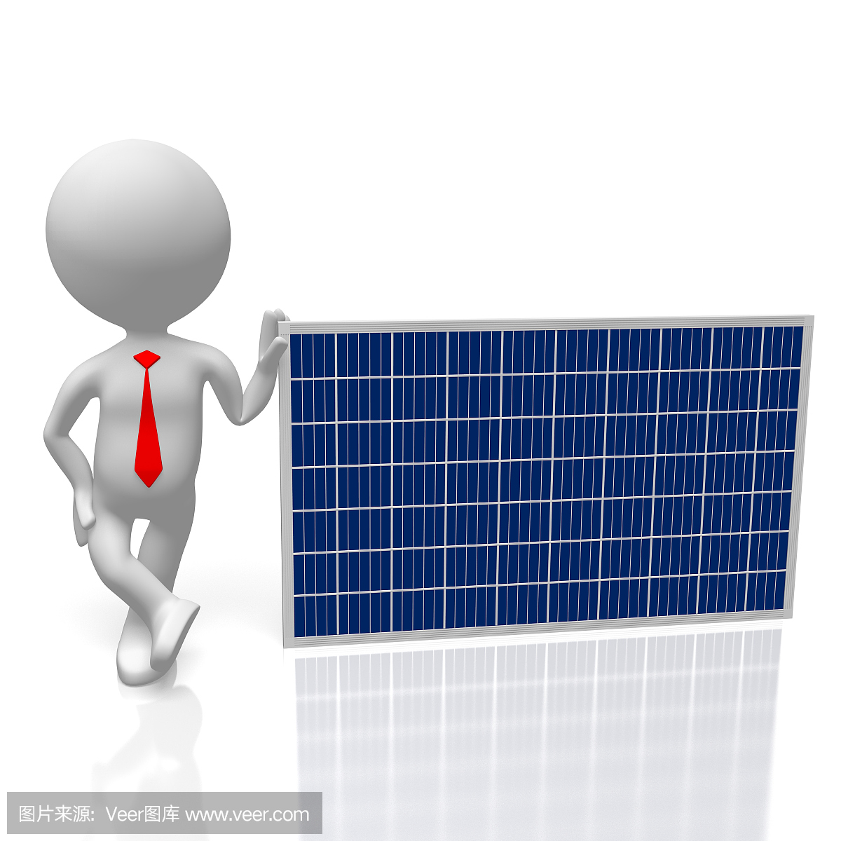 太陽能電池板的概念